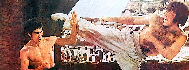 Chuck Norris with Bruce Lee