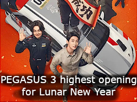 PEGASUS 3 lead the opening for Lunar New Year